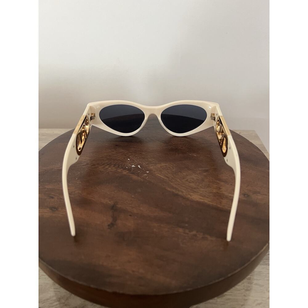 Fendi o’clock Fe40049I Sunglasses 25V White Ivory 54-17-145MM - Picture 5 of 8